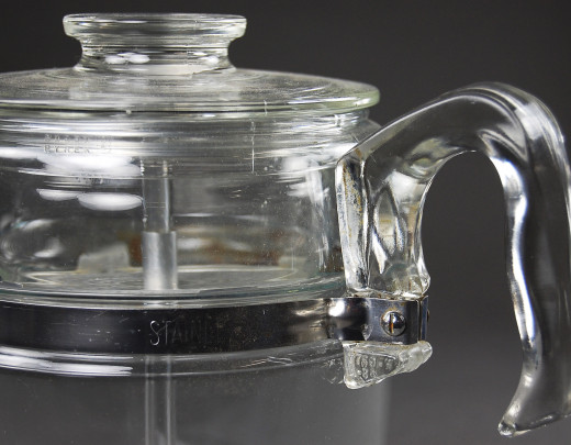 Pyrex flameware coffee percolator