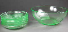 bowl and small bowls, lot