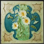 Servais & Cie, art nouveau tile