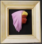 Wandmaske,Jemawandmaske, gerahmt