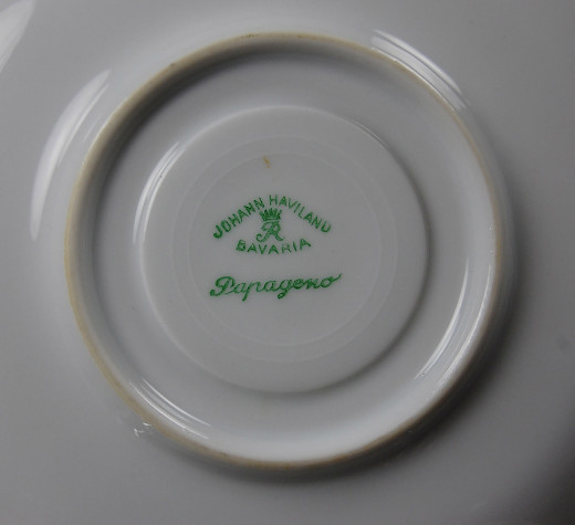 Johann Haviland, tableware Exquisit, saucer mocca
