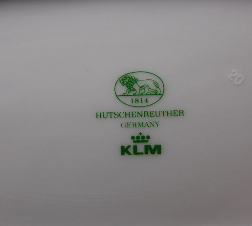 Hutschenreuther, airline tableware KLM, small platter