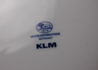 Hutschenreuther, airline tableware KLM, bread and butter plate