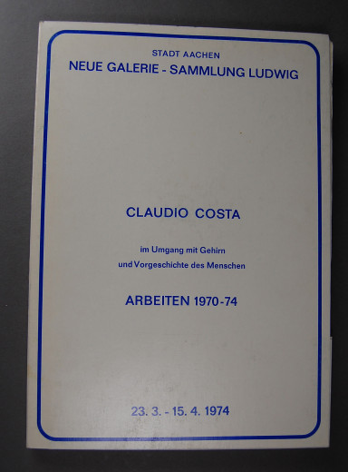 Claudio Costa - Arbeiten 1970 - 74