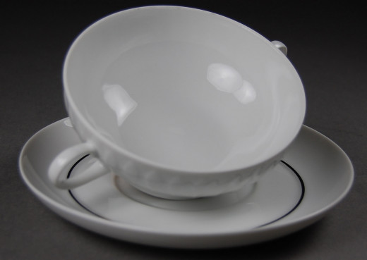 Thomas, Service Lanzette, Suppenschale mit Untertasse