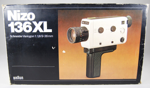 BRAUN, Superachtfilmkamera NIZO 136 XL