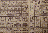 Lebensmittelkarte Deutschland Februar 1950