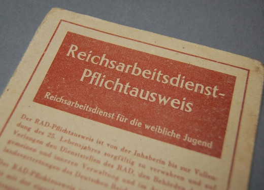 Reichsarbeitsdienst-Pflichtausweis