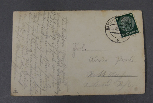 postcard from war; I will return soon!; 1939