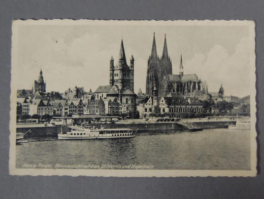 Kln am Rhein, Postkarte 1941, 