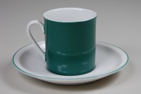 Arzberg, tableware 2075, mocha cup no. 1 with saucer