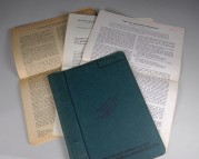 lot of different documents 1950th