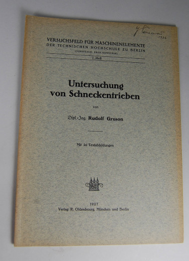 Untersuchung von Schneckentrieben