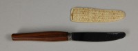 Buttermesserchen mit Etui, unbekannt