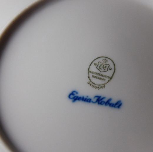 C. M. Hutschenreuther, tableware Egeria, bread and butter plate