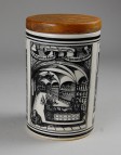 Keramisches Werk Alfred Ungewi, lidded jar
