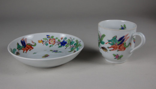 Chantilly, cup with saucer