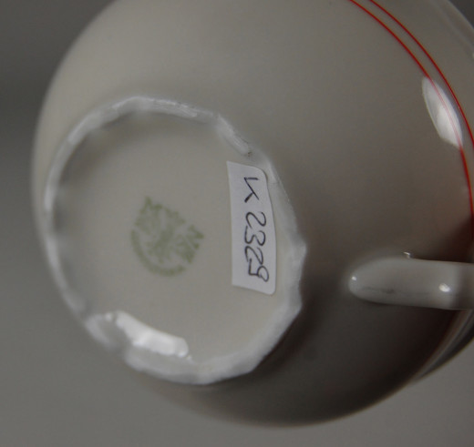 Zdekauer, Moritz; Service 1862, Kaffeetasse