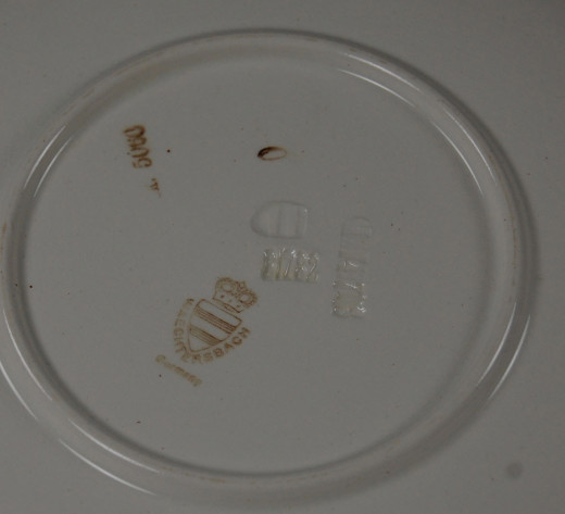 Wchtersbach, tableware 9380, bread and butter plate