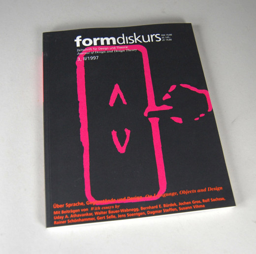 form diskurs - Journal of Design and design Theory, issue 3, II/1997