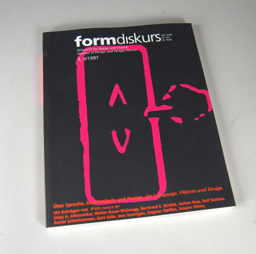 form diskurs - Zeitschrift fr Design und Theorie, Band 3, II/1997