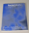 form diskurs - Zeitschrift für Design und Theorie, Band 5, II/1998