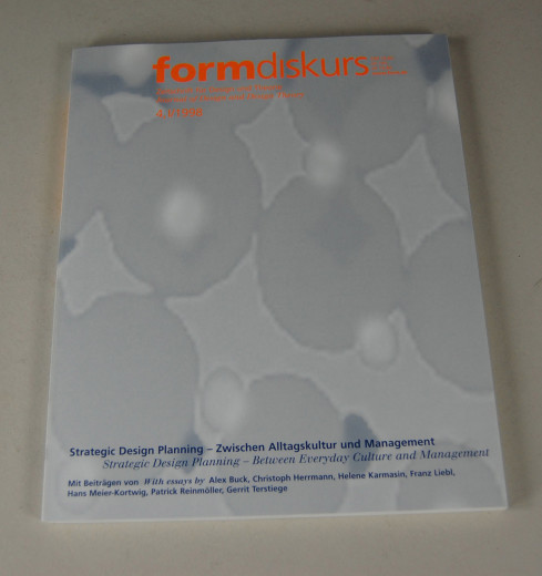 form diskurs - Zeitschrift fr Design und Theorie, Band 4, I/1998