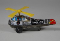 Polizeihubschrauber Police, Blechspielzeug