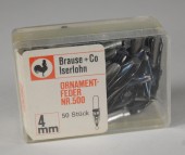 Brause & Co, Ornamentfeder Nr. 500; 4 mm; ca. 50 Exemplare