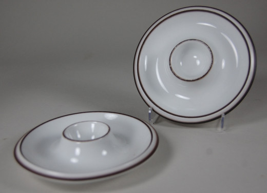 Thomas, tableware Scandic, egg plate; lot of two