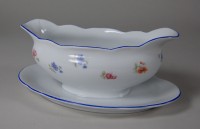 Unger & Schilde, tableware nn, gravy boat with att. underplate