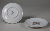 Hutschenreuther, tableware Exzellenz, saucer for glass (lot of two)