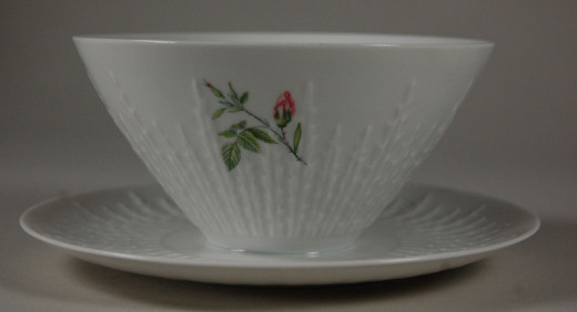Hutschenreuther, tableware Exzellenz, gravy boat with att. underplate
