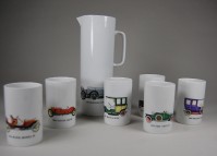 Thomas, Saftkrug und Becher