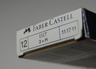 Faber-Castell, Wasserlasierte Bleistifte 11 17 3 = H