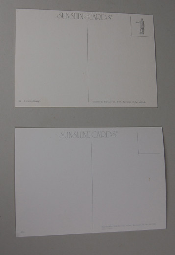 Postkarten Maggi, zwei Exemplare