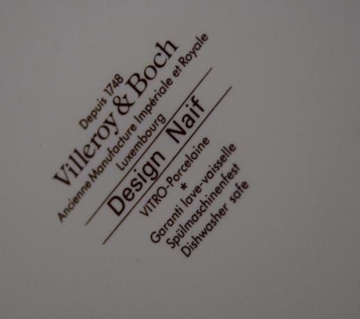 Villerioy & Boch, Service Design Naif, Schale Nr. 1