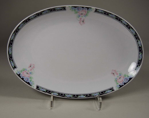 Seltmann Weiden, tableware Daniela; oval serving platter no. 28 Ros