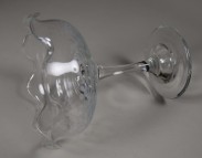 Nordbhmische Glasraffinerie und Lusterfabrik NGL; Servierschale mit Fu