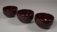 bowl, unknown - lot of three