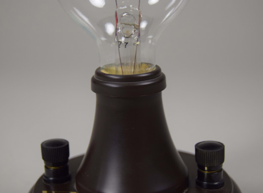 Edison Glühlampe von 1879, Replika 1979