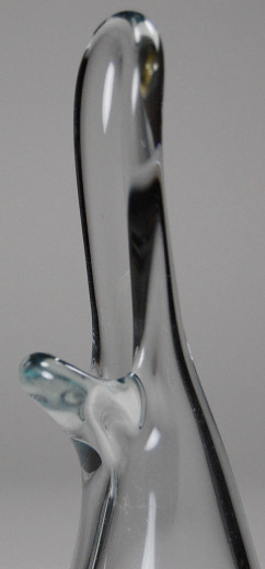 Holmegaard, beak-shaped vase 