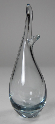 Holmegaard, beak-shaped vase Beak