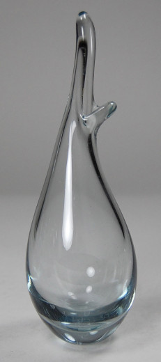 Holmegaard, beak-shaped vase 