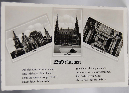 Bad Aachen, picture postcard